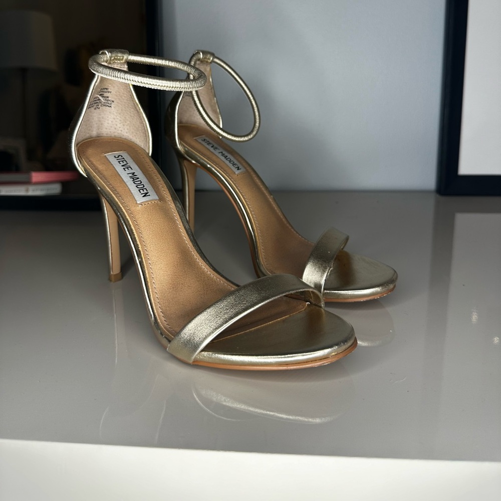 Steve Madden Gold Heels